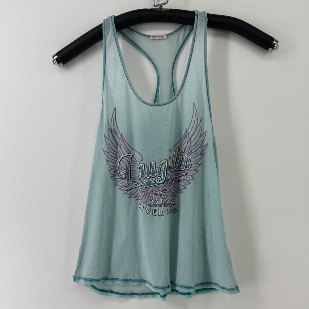 Heart & Hips Laughlin Nevada 2017 River Run Graphic Racerback Tank Top Small